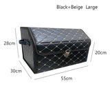 Waterproof leather car trunk storage box Top grade luxury storage rc car box for Toyota Volkswagen Hyundai LADA Kia Mitsubishi