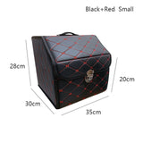 Waterproof leather car trunk storage box Top grade luxury storage rc car box for Toyota Volkswagen Hyundai LADA Kia Mitsubishi