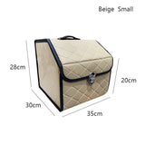 Waterproof leather car trunk storage box Top grade luxury storage rc car box for Toyota Volkswagen Hyundai LADA Kia Mitsubishi