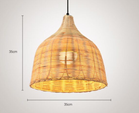 Southeast Asia pendant lamp Japanese style pendant lights E27 lights LED bulb lighting  Wicker lights Rattan Pendant lamp