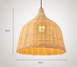 Southeast Asia pendant lamp Japanese style pendant lights E27 lights LED bulb lighting  Wicker lights Rattan Pendant lamp